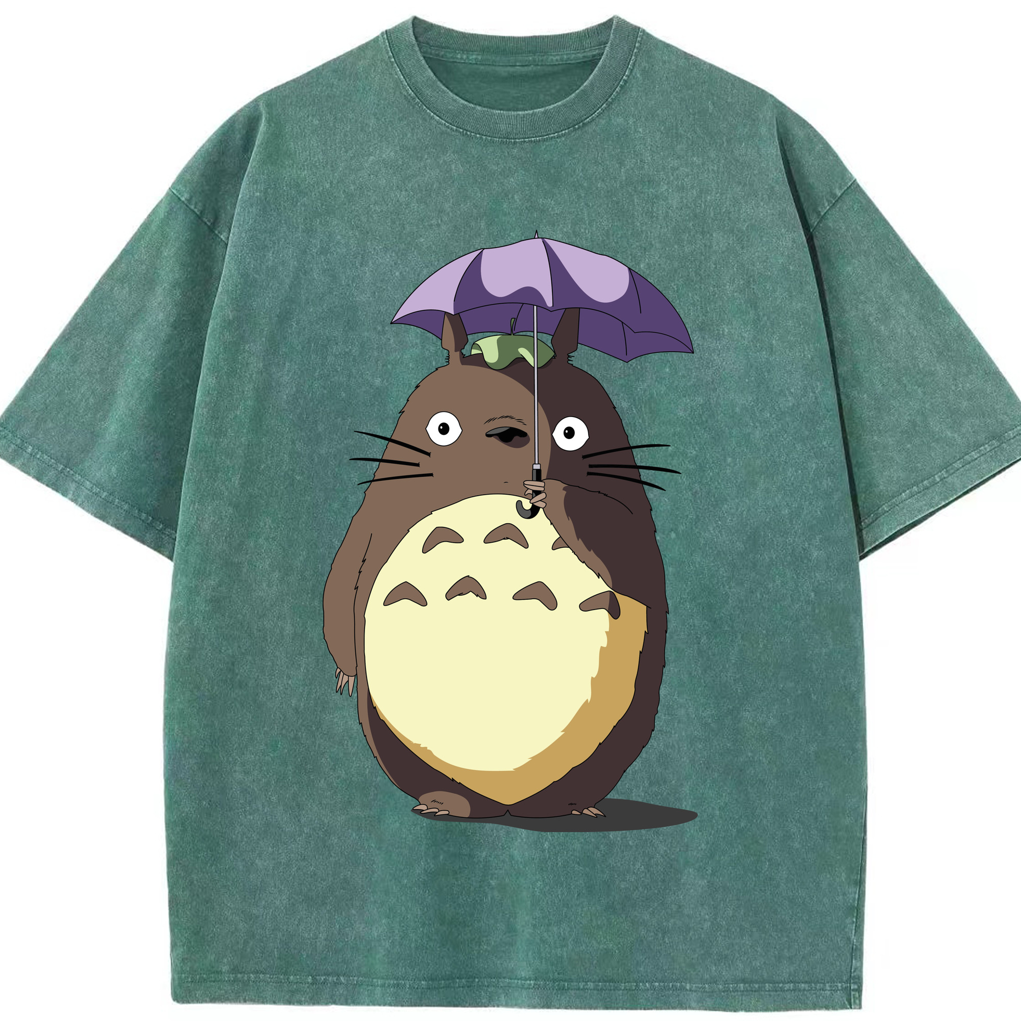 （画像用） となりのトトロ 草壁メイ 草壁サツキ My Neighbor Totoro Satsuki Kusakabe Mei Kusakabe 綿100% ヴィンテージ風 半袖Tシャツ（フロントプリント）